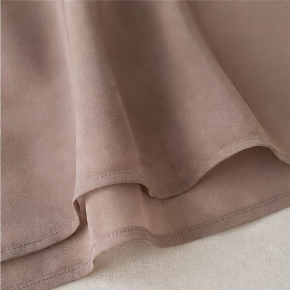 Taupe Ruffle Blouse - Picture 6 of 6